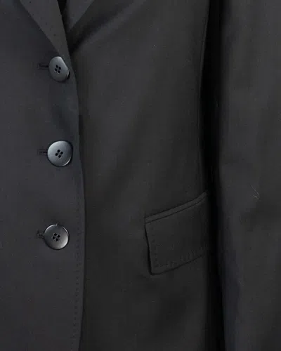 Max Mara Nice Black Blazer In Blue