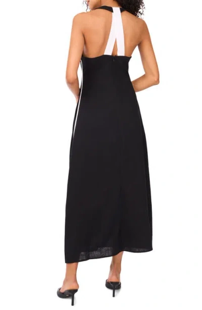 Halogenr Halogen(r) Contrast Trim Sleeveless Dress