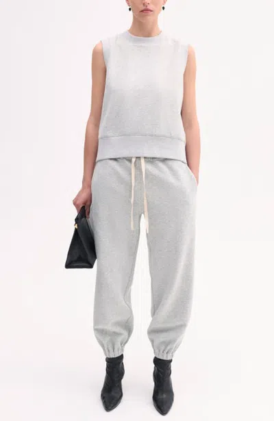 Co Sleeveless Sweatshirt Heathered Grey In Gray