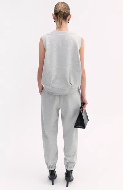 Co Sleeveless Sweatshirt Heathered Grey In Gray