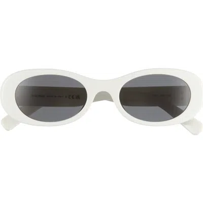 Miu Miu 50mm Oval Sunglasses In Pattern