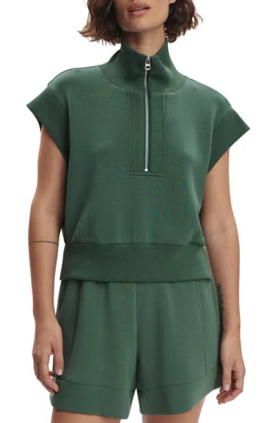 Varley Kelly Half Zip Sweatshirt In Green