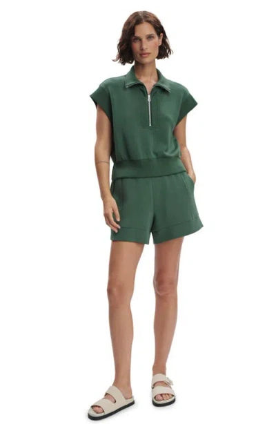 Varley Kelly Half Zip Sweatshirt In Green