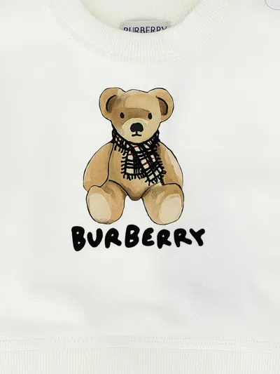 Burberry Thomas Bear Sweater In White