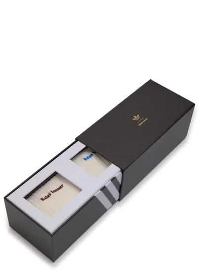 Adidas Originals Adidas X Wales Bonner Adidas X Wales Bonner Crochet Hi Socks In White