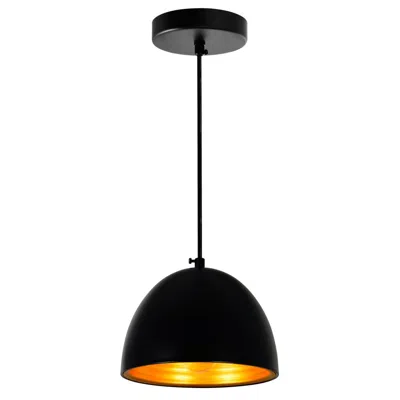 Cwi Lighting Modest 1 Light Down Mini Pendant With Black Finish