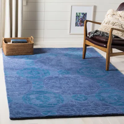 Safavieh Wyndam Area Rug, Blue Contemporary Style In Blue