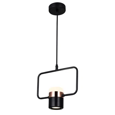 Cwi Lighting Moxie Led Down Mini Pendant With Black Finish