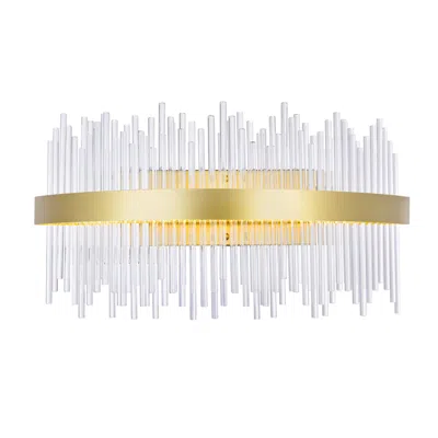 Cwi Lighting Genevieve Led Wall Sconce With Medallion Gold Finish Lumens 1248