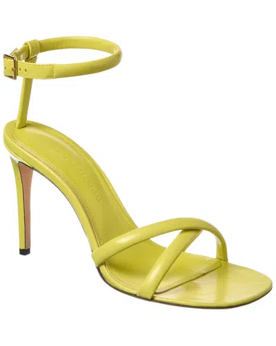 Victoria Beckham Signature Crisscross Ankle-strap Sandals In Green