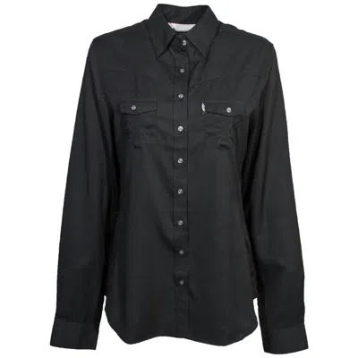 Hooey Women's Sol Competition Long-sleeve Shirt In Clematis In Black