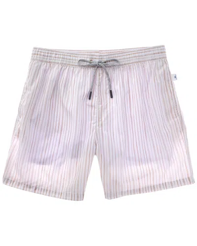 Vintage Summer Ponji Volley Swim Trunk In Gray