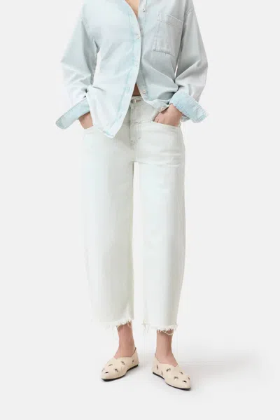 Closed Stover Relaxed Mid-rise Waist Jeans In Extrem Light In White