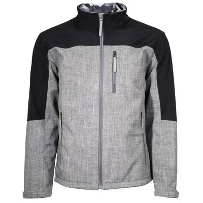 Hooey Men's Softshell Jacket In Grey/black In Gray