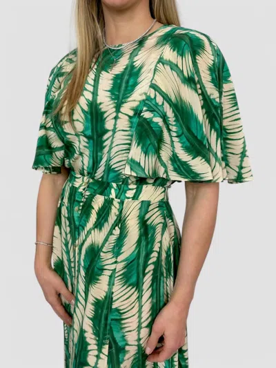 Ulla Johnson Silhuette Midi Dress In Green