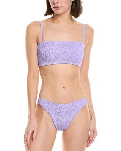 Hunza G Gigi Bikini Set In Lilac