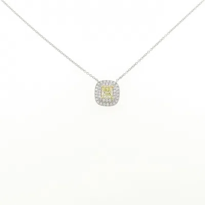 Pre-owned Tiffany & Co Platinum 950 Gold (18k) Necklace () In Multi