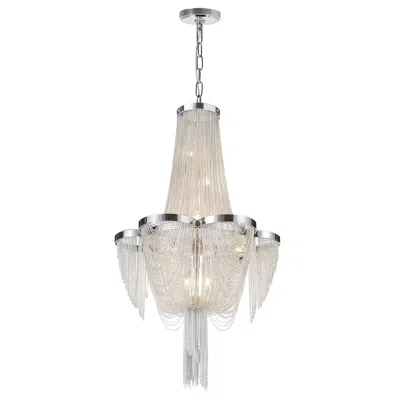 Cwi Lighting Taylor 7 Light Down Chandelier With Chrome Finish