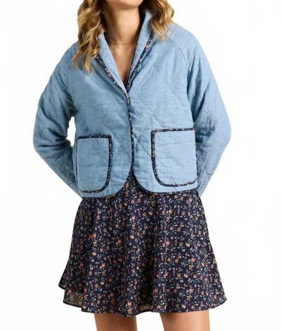 Trovata August Jacket In Vintage Indigo In Blue