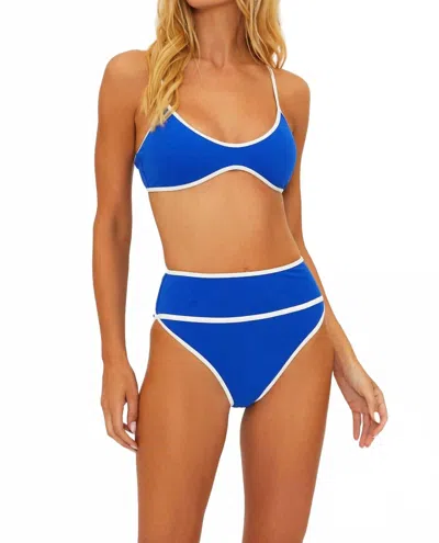 Beach Riot Leona Contrast Binding Bikini Top