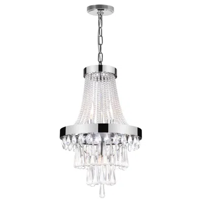Cwi Lighting Vast 3 Light Chandelier With Chrome Finish
