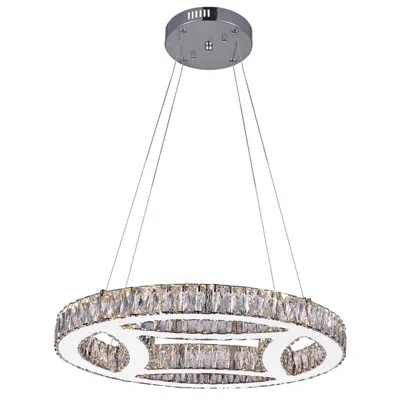 Cwi Lighting Beyond Led Chandelier With Chrome Finish