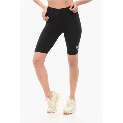 Dsquared2 Underwear Ceresio Biker Leggings With Elastic Waistband