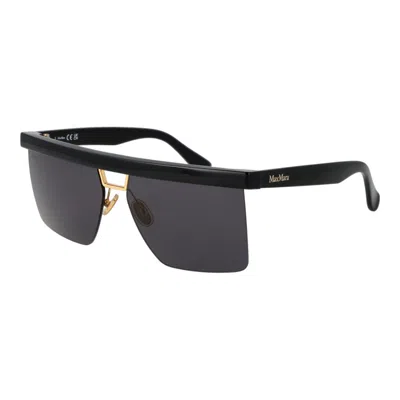 Max Mara Black Women Sunglasses In Black