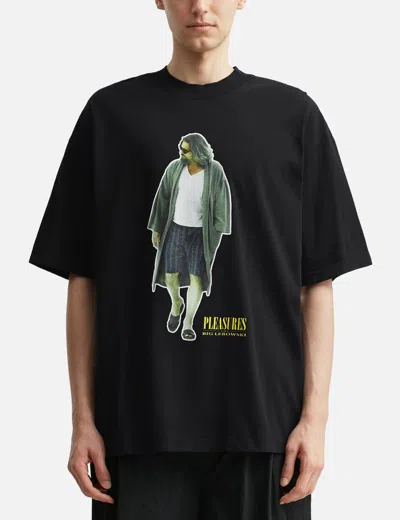 Pleasures Graphic-print T-shirt In Black