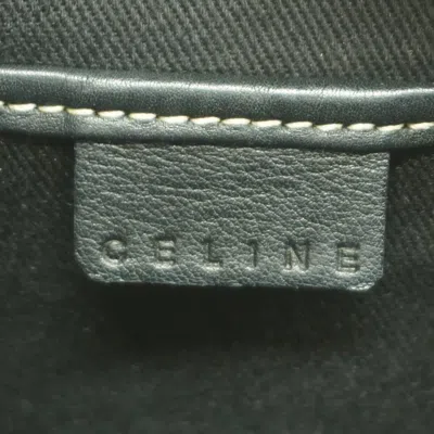 Pre-owned Celine Black Gray Nylon Canvas Shoulder Bag ()
