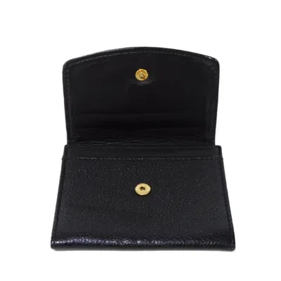 Pre-owned Chanel Black Grained Calfskin Coin Purse/coin Case ()