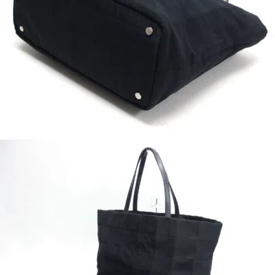 Pre-owned Chanel New Travel Line Black New Travel Line Handbag Shoulder Bag Tote Bag ()