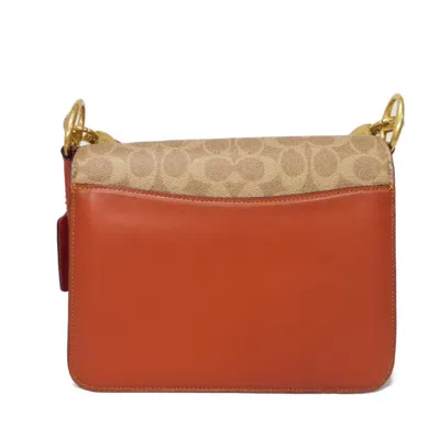 Pre-owned Coach Signature Beige Multi-color Signature Line Shoulder Bag ()