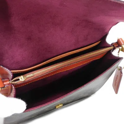 Pre-owned Coach Signature Beige Multi-color Signature Line Shoulder Bag ()