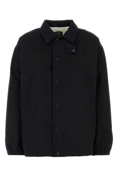 Nanamica Black Polyester Windbreaker