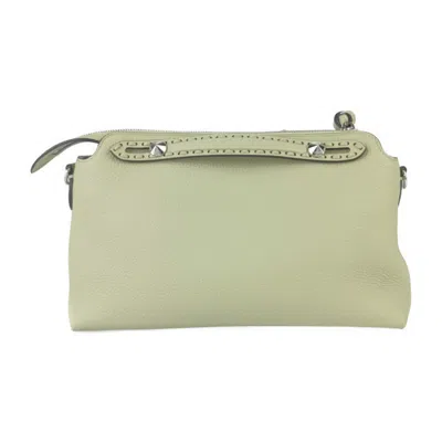 Pre-owned Fendi Green Leather Handbag Shoulder Bag ()