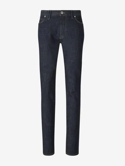 Brioni Meribel Straight-leg Jeans In Blue