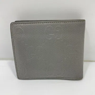 Pre-owned Gucci Gray Wallet (bi-fold) ()