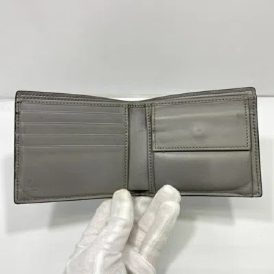 Pre-owned Gucci Gray Wallet (bi-fold) ()