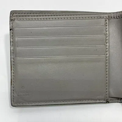 Pre-owned Gucci Gray Wallet (bi-fold) ()