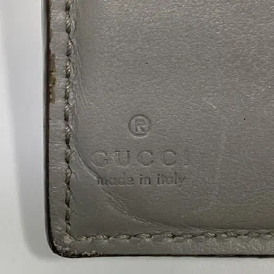Pre-owned Gucci Gray Wallet (bi-fold) ()