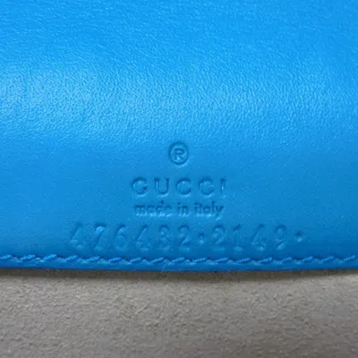 Pre-owned Gucci Green Turquoise Velvet Shoulder Bag ()