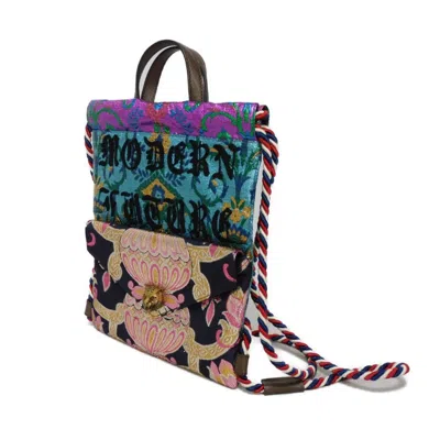 Pre-owned Gucci Multi-color Coated Canvas Backpack ()