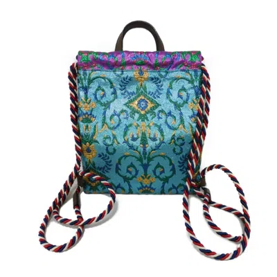 Pre-owned Gucci Multi-color Coated Canvas Backpack ()