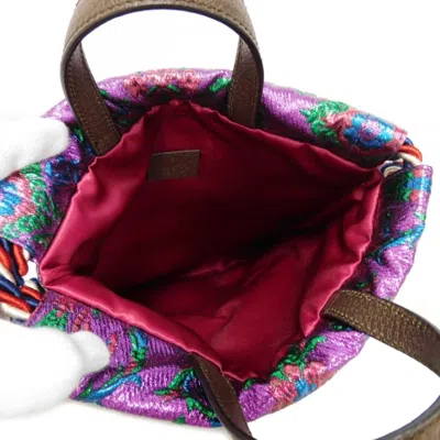 Pre-owned Gucci Multi-color Coated Canvas Backpack ()