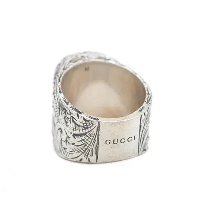 Pre-owned Gucci Silver Silver 925 Band Ring ()