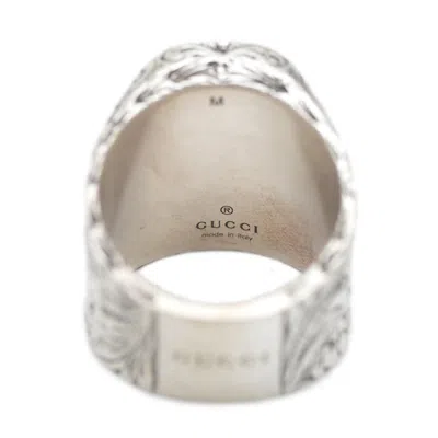 Pre-owned Gucci Silver Silver 925 Band Ring ()