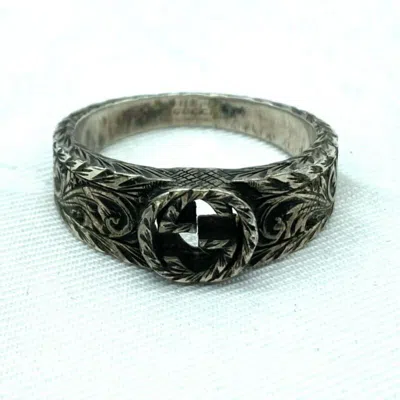 Pre-owned Gucci Silver Silver 925 Band Ring ()