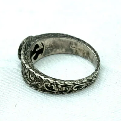 Pre-owned Gucci Silver Silver 925 Band Ring ()