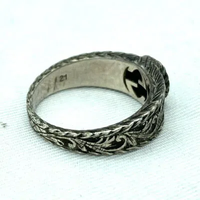 Pre-owned Gucci Silver Silver 925 Band Ring ()